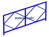 Ограждение площадки МАФ 5001 в Московской области Ограждение площадки МАФ 5001 в Московской области