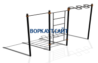 Спортивный комплекс воркаут ВС-129 в Московской области