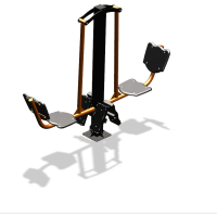 Уличный тренажер  "Жим ногами двойной"  УТ203 в Московской области