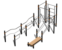 Спортивный комплекс воркаут ВС-194 в Московской области