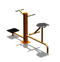 Уличный тренажер "Твистер стоя Твистер сидя" УТ323 в Московской области