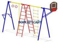 Гимнастический комплекс с баскетбольным щитом МАФ 3001 в Московской области