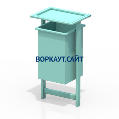 Урна с крышкой МАФ 1631 в Московской области Урна с крышкой МАФ 1631 в Московской области