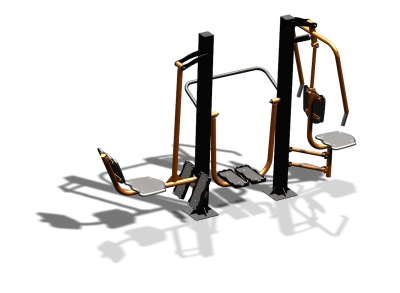 Уличный тренажер "Жим ногами Шагомер Жим от груди" УТ333 в Московской области