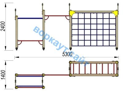Детский спортивный комплекс Атлет ДСК 3106 в Московской области