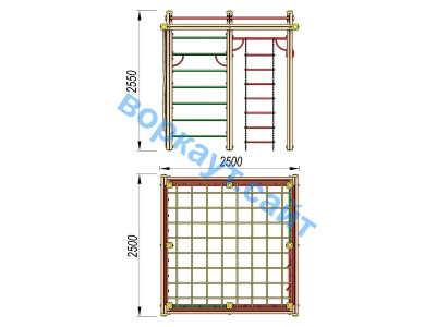 Детский спортивный комплекс ДСК 3110 в Московской области Детский спортивный комплекс ДСК 3110 в Московской области
