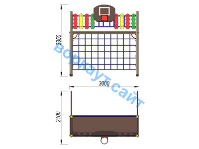 Детский спортивный комплекс ДСК 3101 в Московской области