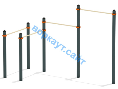 Турник двойной с брусьями ВС-17 в Московской области