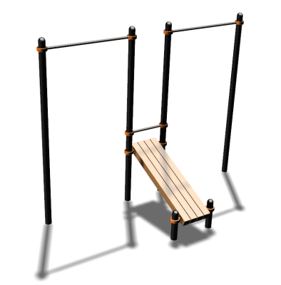 Воркаут турники со скамьей для пресса ВС-27 в Московской области