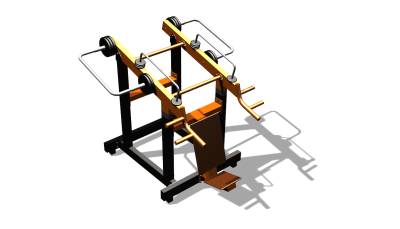 Силовой уличный тренажер  "Жим вверх"  УТ421 в Московской области