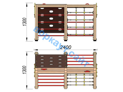 Детский спортивный комплекс ДСК 3203 в Московской области