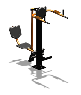 Уличный тренажер "Жим ногами Брусья Пресс" УТ329 в Московской области