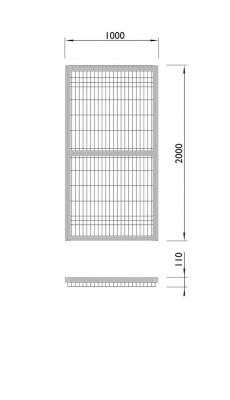 Калитка спортивной площадки МАФ 5105 в Московской области
