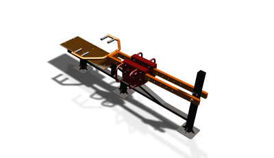 Силовой уличный тренажер  "Жим лежа"  УТ411 в Московской области