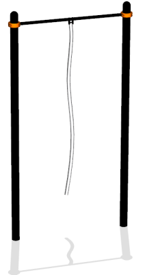 Турник с гимнастическим канатом ВС-34 в Московской области