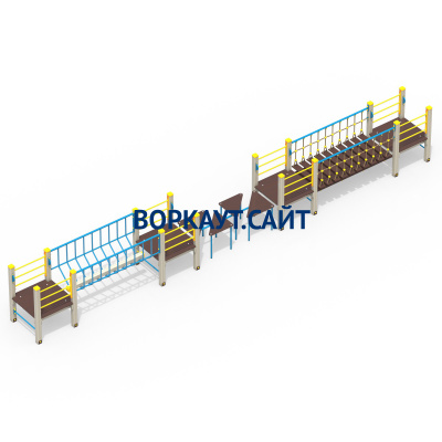 Детский спортивный комплекс Двойной мостик ДСК 3115 в Московской области