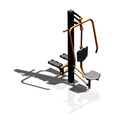 Уличный тренажер "Жим от груди Степпер" УТ342 в Московской области