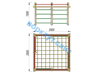 Детский спортивный комплекс ДСК 3109 в Московской области