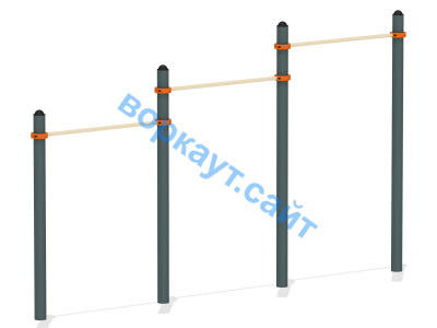 Турник тройной ВС-4 в Московской области