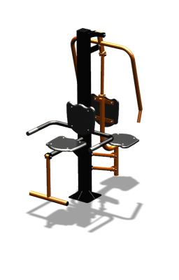 Уличный тренажер "Жим от груди Флекс" УТ324 в Московской области