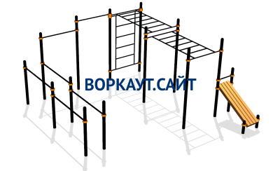 Спортивный комплекс воркаут ВС-109 в Московской области