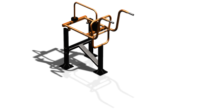 Силовой уличный тренажер  "Приседания"  УТ404 в Московской области