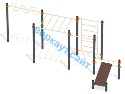 Спортивный комплекс воркаут ВС-45 в Московской области