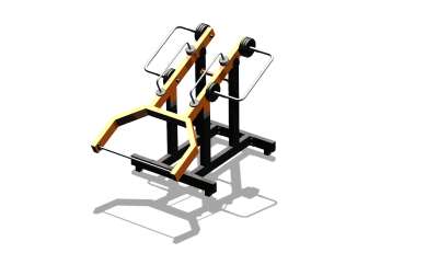 Силовой уличный тренажер  "Мультиштанга"  УТ417 в Московской области