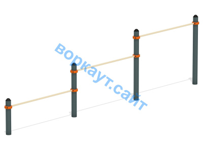 Каскад турников тройной ВС-6 в Московской области