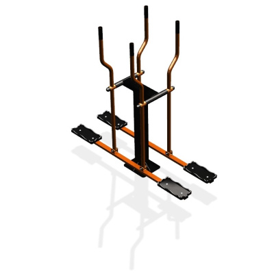 Уличный тренажер  "Лыжи двойные"   УТ210 в Московской области