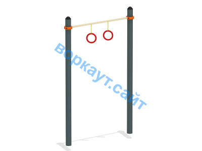 Турник с кольцами ВС-7 в Московской области Турник с кольцами ВС-7 в Московской области