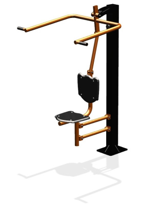 Уличный тренажер "Верхняя тяга одинарный" УТ 114 в Московской области