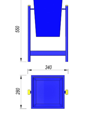 Урна МАФ 1630 в Московской области