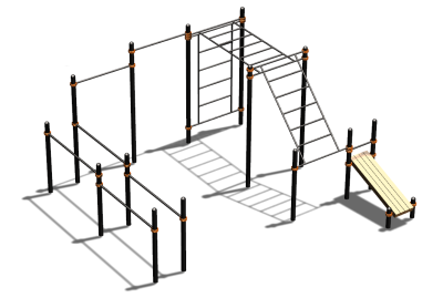 Спортивный комплекс воркаут ВС-146 в Московской области