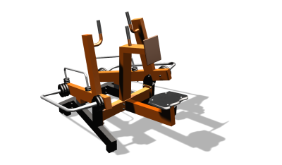 Силовой уличный тренажер  "Рычажная тяга"  УТ419 (тренажер находится на оптимизации у производства  и внешне может отличится от заявленной картинки в Московской области