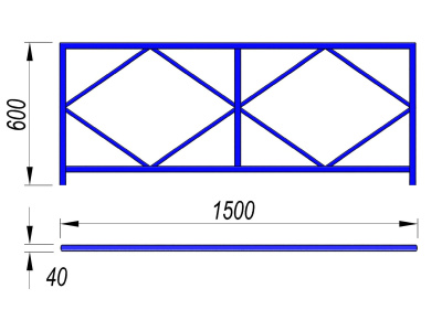Ограждение площадки МАФ 5001 в Московской области Ограждение площадки МАФ 5001 в Московской области