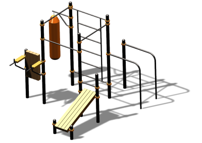 Спортивный комплекс воркаут ВС-93 в Московской области