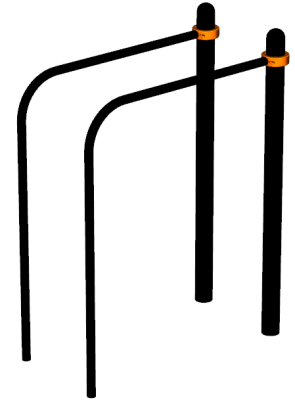 Воркаут брусья приставные ВС-39 в Московской области