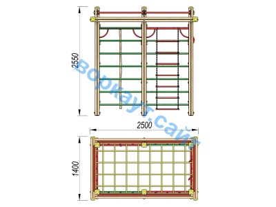 Детский спортивный комплекс ДСК 3108 в Московской области