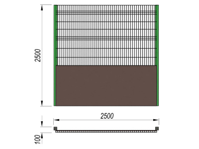 Ограждение хоккейной коробки МАФ 5202 в Московской области