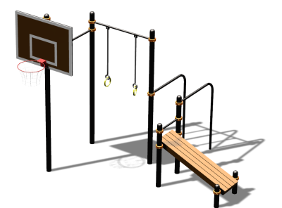 Спортивный комплекс воркаут ВС-143 в Московской области