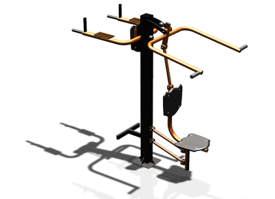 Уличный тренажер "Верхняя тяга Брусья Пресс" УТ339 в Московской области