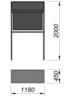 Информационный стенд МАФ 6006 в Московской области