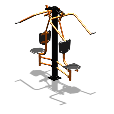 Уличный тренажер  "Верхняя тяга двойная"  УТ207 в Московской области